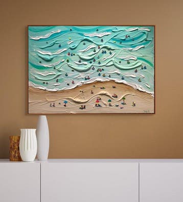 Taty Ur - Beach vibes, Antiek en Kunst
