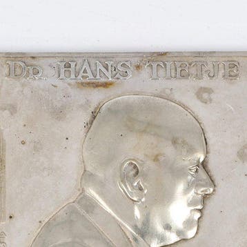 Penning - Plaquette - Dr. Hans Tietje 1885-1945
