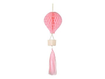 Roze Honeycomb Luchtballon, Verzenden, Nieuw