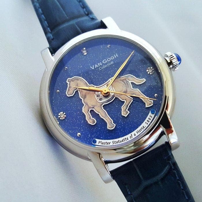 van Gogh - Plaster Statuette of a Horse (1885) - 3 Diamonds, Handtassen en Accessoires, Horloges | Heren