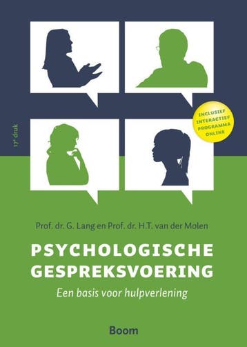 Psychologische gespreksvoering 9789024402021, Verzenden, Gelezen, H.T. van der Molen