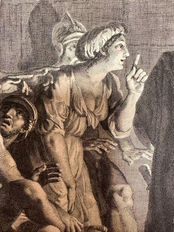Claudia Stella Sculp., after Nicolas Poussin (XVII) - La