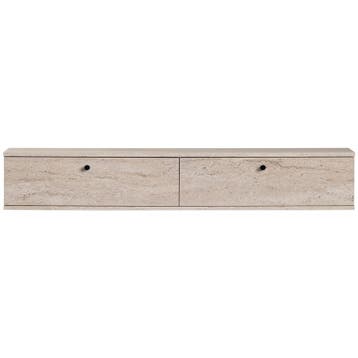 Evila TV-meubel - Beige - Nieuw/Ongebruikt - Melamine/Metaal, Verzenden, 150 tot 200 cm, Nieuw, Scandinavisch