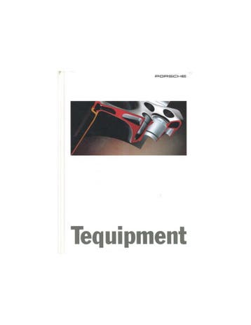 1989 - 1995 PORSCHE TEQUIPMENT BROCHURE DUITS, Nieuw
