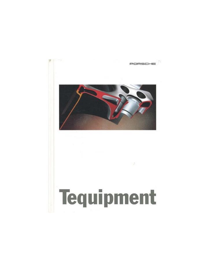 1989 - 1995 PORSCHE TEQUIPMENT BROCHURE DUITS, Livres, Autos | Brochures & Magazines