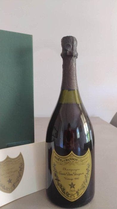 1990 Dom Pérignon - Champagne Brut - 1 Bouteille (0,75 l), Collections, Vins