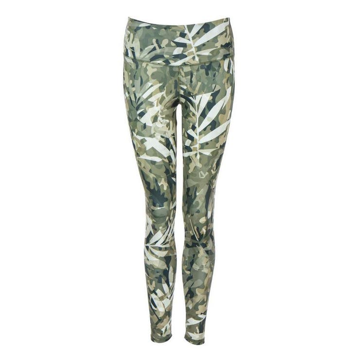 Frogbox • camouflage sport legging • 36, Kleding | Dames, Broeken en Pantalons, Groen, Nieuw, Maat 36 (S), Verzenden