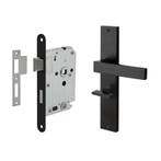 Deurbeslag set geveerd met WC-sluiting en deurklink Lusso..., Ophalen of Verzenden, Nieuw, Overige materialen, Klink of Kruk