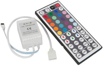 LED RGB Strip 44 Knops afstandsbediening IR, Verzenden, Nieuw