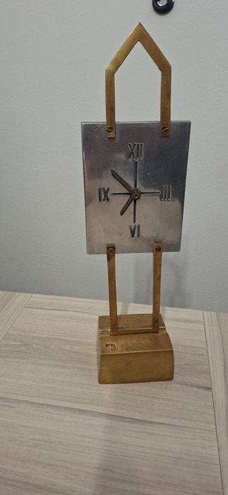 Tafelklok - David Marshall - Messing - 1990-2000