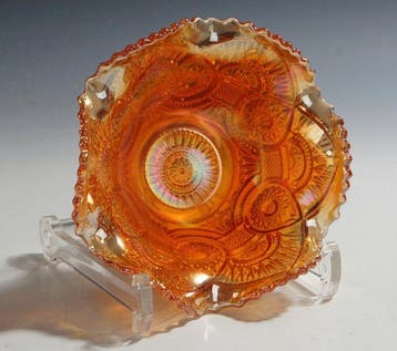 Imperial Glass Co - Schaal (4) - Set Art Carnival Glass