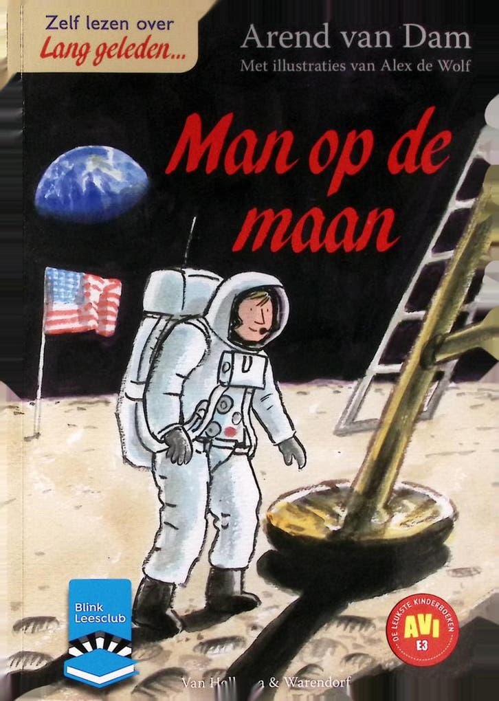 Man op de maan Avi E3 - Blink Leesclubboek gr 4, Livres, Livres Autre, Envoi