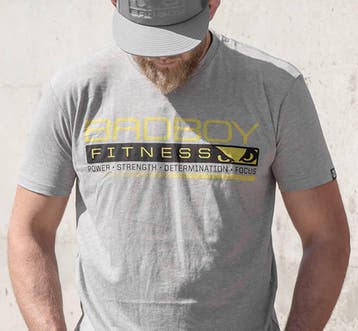 Bad Boy Grind T-shirt Grijs Fitnesskleding, Verzenden, Vechtsport, Grijs, Bad Boy