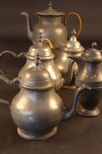 Pot (5) - Étain, Antiquités & Art