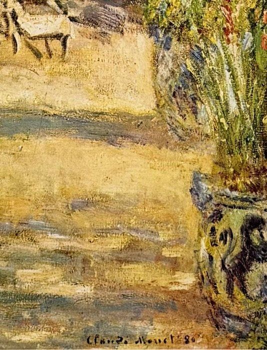 Claude Monet (1840-1926) - Le Jardin de Lartiste à Vétheuil, Antiquités & Art, Antiquités | Autres Antiquités