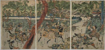 Utagawa Kunisada /  (1786–1864) Sessh Suma Dairi Genpei