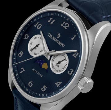 Tecnotempo - Full Moon - Calendar & Moon Phase - 41mm -, Nieuw