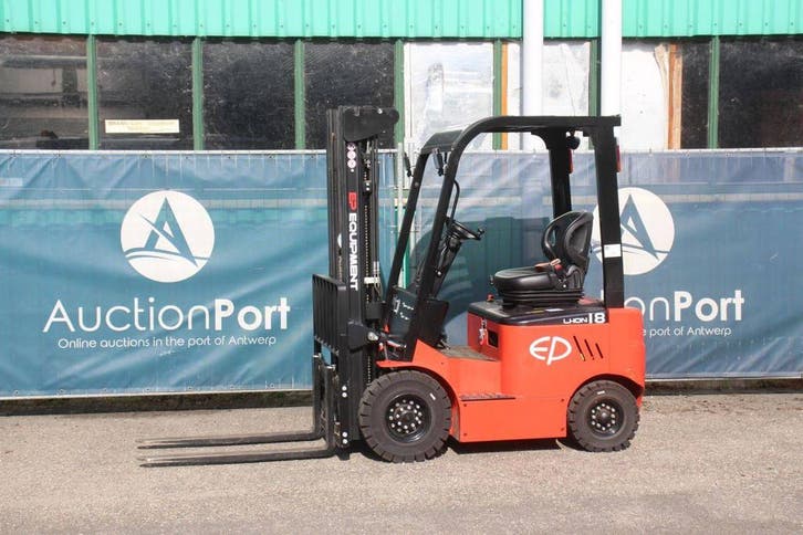 Veiling: Heftruck EP Equipment EFL181 Elektrisch 1800kg 4.8m, Zakelijke goederen, Machines en Bouw | Heftrucks en Intern transport