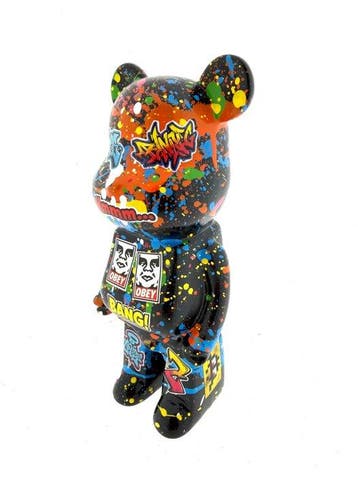 Koen Betjes (1992) - Ceramic StreetArt Bear, Antiek en Kunst