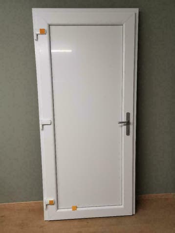PVC Kunststof deuren Garage, Tuinhuis. 98x204 en 98x210, Kunststof, 80 tot 100 cm, Nieuw, Ophalen of Verzenden