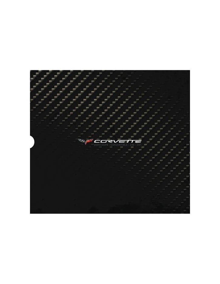 2009 CHEVROLET CORVETTE BROCHURE ENGELS (USA), Boeken, Auto's | Folders en Tijdschriften