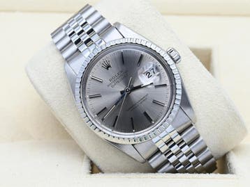 Rolex Datejust Ref. 16030 Year 1980 (Box & Papers), Handtassen en Accessoires, Staal, Polshorloge, Ophalen of Verzenden, Zo goed als nieuw