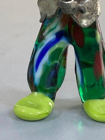 Vittorio Angini - Sculpture, Pagliaccio con palloncino - 7.5