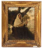 After Ceruti (XIX), Firmato P. Valeriani - Contadina