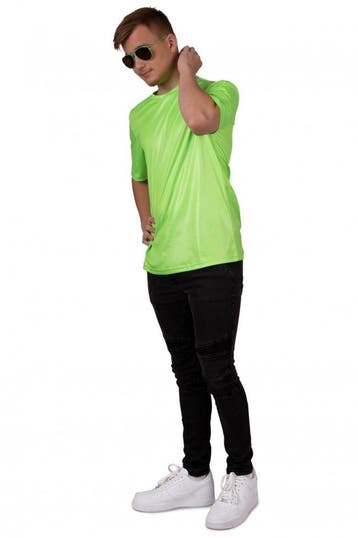 T-Shirt Neon Groen, Verzenden, Nieuw
