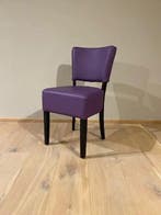 Leren eetkamerstoel Rest - Toledo Aubergine, Ophalen of Verzenden, Nieuw, Leer, Eén