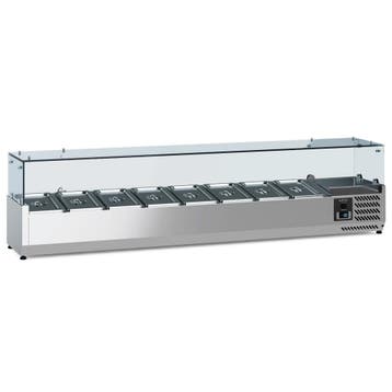 Opzetkoelvitrine | 8x 1/3 GN | +2°C/+8°C |, Verzenden, Nieuw in verpakking