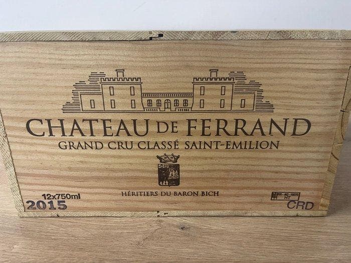 2015 Chateau de Ferrand - Saint-Émilion Grand Cru Classé -, Collections, Vins