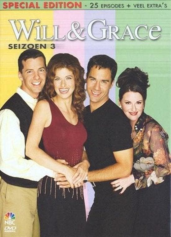 Will and grace seizoen 3 (dvd tweedehands film), Cd's en Dvd's, Dvd's | Actie, Ophalen of Verzenden