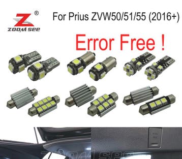 Kit 14 Ampoules Led Intérieur Pour Toyota Prius Zvw50 Zvw51, Auto-onderdelen, Verzenden, Nieuw