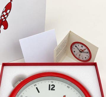 Tintin - 1 Watch - Horloge murale Tintin – Couleur Rouge -