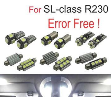 Kit 10 Ampoules Led Intérieur Pour Mercedes Classe Sl R230 S, Verzenden