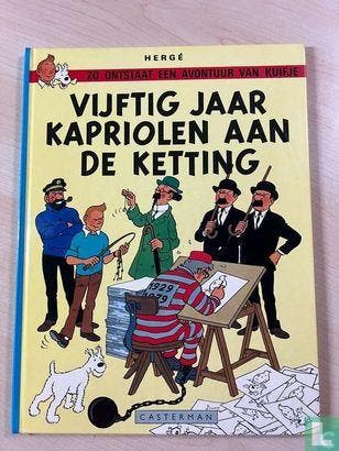 Kuifje - Vijftig jaar kapriolen aan de ketting - 1978, Boeken, Eén stripboek, Verzenden, Gelezen, Remi, Georges.