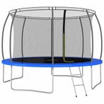 vidaXL Trampolineset rond 150 kg 366x80 cm, Kinderen en Baby's, Speelgoed | Buiten | Trampolines, Verzenden, Nieuw
