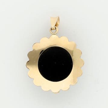 Pendentif - 14 carats Or jaune - grenade