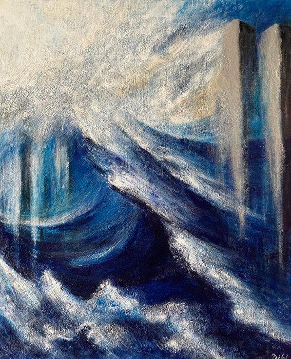 Miki Meguro - Catharsis, Antiquités & Art, Art | Peinture | Moderne
