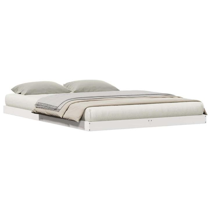 Bedframe 140x220cm Wit | 34% Retour Deal | Sla je slag!, Maison & Meubles, Chambre à coucher | Lits, Envoi