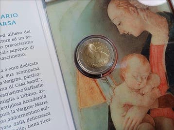 San Marino. 2 Euro 2020 Raffaello (Zonder minimumprijs)