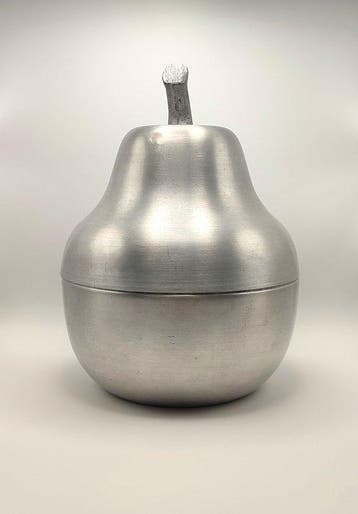 Ijsemmer - Aluminium - Grote peer 28 cm, Antiek en Kunst