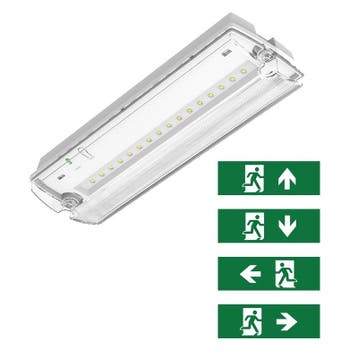 Noodverlichting - | - pan - | - 3w - | - wit - | - incl. -, Verzenden, Nieuw