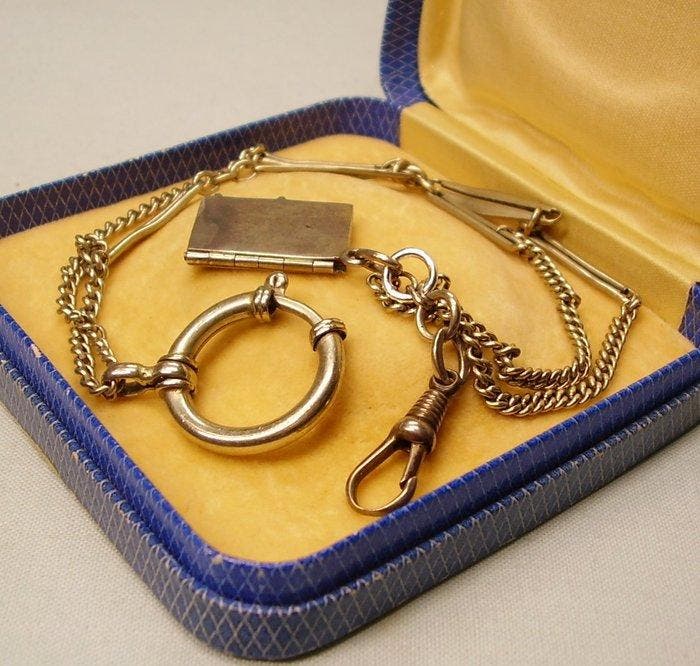 Sans prix de réserve - Montre pendentif Alpacca, Weißmetall, Bijoux, Sacs & Beauté, Bijoux anciens