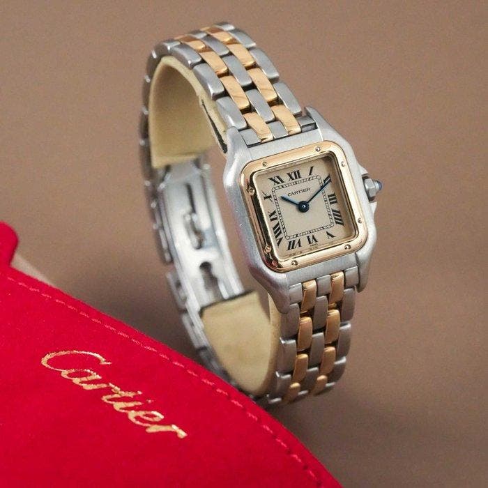 Cartier - Panthere Gold/Steel Two-Tone - 1120 - Femme -, Bijoux, Sacs & Beauté, Montres | Hommes