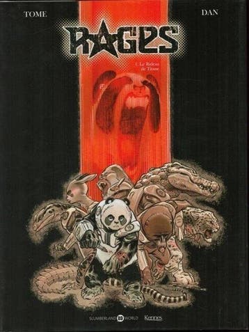 Rage T1 - Le Rideau de Titane + dédicace + jaquette - C - 1