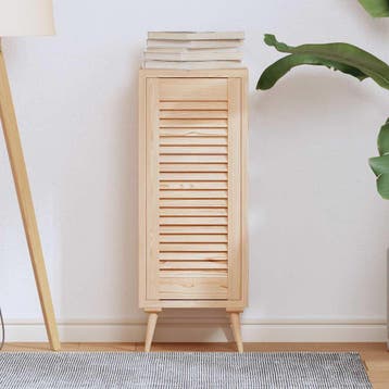 vidaXL Kastdeur met de deur Naturel 69 x 49,4 cm Massief, Verzenden, Nieuw