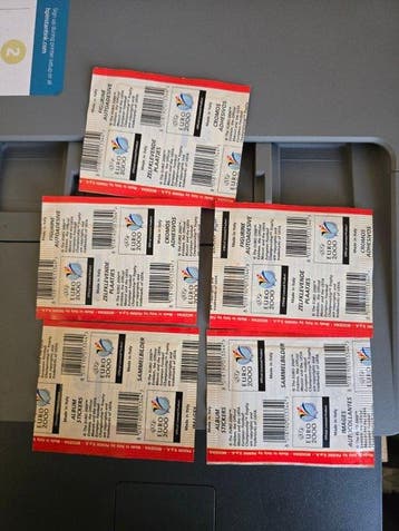 2000 Panini UEFA Euro 2000 Originele verpakking - 5 Pack -