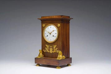Horloge de table - Colin Paris Empire - Acajou - 1800-1850, Antiek en Kunst